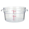 PCRC-1 To 8, 1-22qt Clear, PC, Round Storage Container, EA