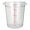 PCRC-1 To 8, 1-22qt Clear, PC, Round Storage Container, EA