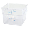 PCSC-12C to 8C, Clear, 2-22qt Clear, PC, Square Storage Container