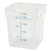 PCSC-12C to 8C, Clear, 2-22qt Clear, PC, Square Storage Container