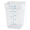 PCSC-12C to 8C, Clear, 2-22qt Clear, PC, Square Storage Container