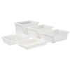 PFFW-12 to PFHW-9, White Various Sizes PP Food Storage Boxes, EA