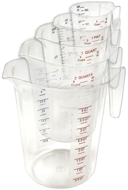 PMCP-100 to 5SET, 1pt to 5SET, PC, Measuring Cup Set
