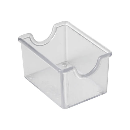 PPH-1C to PPH-1W Plastic Clear, Black, and White Sugar Packet Holder