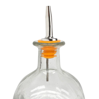 PPM-6 Medium Flow, Yellow Plastic Stopper, Oversized, Tapered Spout Metal Pourer