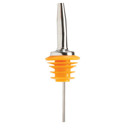 PPM-6 Medium Flow, Yellow Plastic Stopper, Oversized, Tapered Spout Metal Pourer