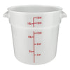PPRC-12W to 8W, 1qt to 22qtcWhite PP Round Storage Container, EA