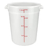 PPRC-12W to 8W, 1qt to 22qtcWhite PP Round Storage Container, EA