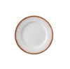 Yanco Bread Plate PR-107 brings a touch of rustic elegance to your table, designed with an earthy brown rim pattern that complements the warm, inviting atmosphere of any setting. Crafted from durable porcelain, this bread plate is part of the Porto collection and is perfect for serving bread, butter, or small appetizers. Its simple yet stylish design makes it ideal for casual dining, cafés, or family gatherings.