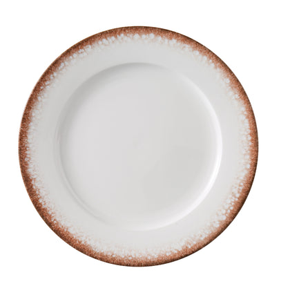 Yanco Dinner Plate PR-112 brings a rustic elegance to any dining experience with its earthy brown rim pattern set against a clean white backdrop. Crafted from durable porcelain, this plate is designed to enhance casual and upscale table settings alike. The Porto collection’s warm, artisanal look makes it an excellent choice for restaurants, cafes, or home dining where a blend of charm and sophistication is desired. Its sturdy construction ensures reliable performance in busy environments.