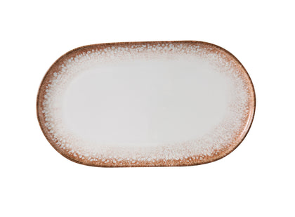 Yanco Coupe Oval Plate PR-214 brings a natural, rustic charm to the table with its earthy brown rim and crisp white interior. Perfect for serving entrees, shared platters, or specialty dishes, this piece blends artisanal style with everyday durability. Crafted from high-quality porcelain, the Porto collection’s distinctive coupe shape offers a modern yet warm presentation, making it ideal for restaurants, hotels, and catered events.