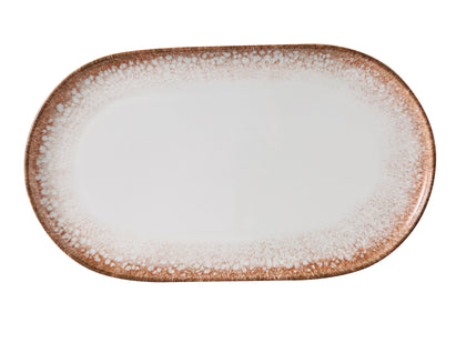 Yanco Coupe Oval Plate PR-215 brings a natural, rustic charm to the table with its earthy brown rim and crisp white interior. Perfect for serving entrees, shared platters, or specialty dishes, this piece blends artisanal style with everyday durability. Crafted from high-quality porcelain, the Porto collection’s distinctive coupe shape offers a modern yet warm presentation, making it ideal for restaurants, hotels, and catered events.