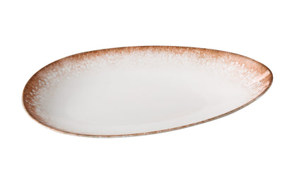 Yanco Deep Oval Plate PR-313 blends rustic elegance with versatile functionality, featuring an earthy brown rim and a clean white interior. With its deeper profile, this plate is ideal for serving hearty entrees, pasta dishes, or generously portioned platters. Part of the Porto collection, it combines artisanal charm with the strength of durable porcelain, making it a reliable and stylish choice for restaurants, bistros, and catered events.