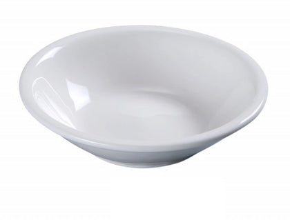 Yanco Fruit Bowl PS-32 is an essential serveware piece for both home and commercial use, designed to present fresh fruit, salads, and a variety of other dishes elegantly. With a 3.5-ounce capacity and a 4.25-inch diameter, this bowl features a sleek, classic white design that enhances the presentation of colorful and flavorful dishes. Made from durable porcelain, it is dishwasher, microwave, and freezer safe, making it a practical choice for busy restaurants, cafeterias, or catering services.