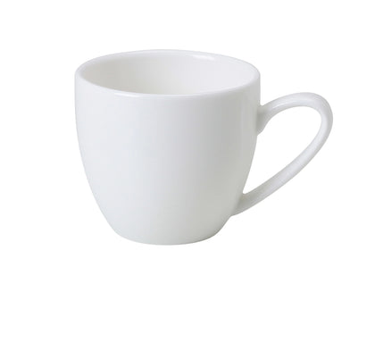 Yanco Espresso Cup PS-35 is a stylish and durable addition to any café, restaurant, or home coffee setup. With a 3.5-ounce capacity, it is ideal for serving single and double espressos or macchiatos. Crafted from high-quality porcelain, this cup is designed to withstand heavy daily use while maintaining its elegant appearance. Its classic white color blends seamlessly with any table setting, and the rounded handle ensures a comfortable grip.