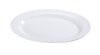 Yanco Platter PS-41 is designed for presenting large entrées and assorted dishes in style. Its elegant design, wide rim, and durable porcelain construction make it a must-have for catering businesses, buffet bars, and restaurants. Scratch and chip-resistant, this platter withstands daily use while maintaining its pristine appearance. The classic white color enhances the visual appeal of any dish, focusing attention on your culinary creations. 