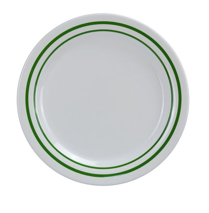 Yanco Round Dinner Plate PT-107 is a great and affordable restaurant tableware. It is made from durable and reliable melamine material, which makes the plate look like ceramics. You can use this stylish plate to serve any dish you want. For example, you can use it for serving salads, side dishes, appetizers or hot meals. The Pine Tree collection has an elegant and stylish design. Performed in white color, it will perfectly fit any restaurant environment.