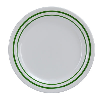 Yanco Round Dinner Plate PT-109 is a great and affordable restaurant tableware. It is made from durable and reliable melamine material, which makes the plate look like ceramics. You can use this stylish plate to serve any dish you want. For example, you can use it for serving salads, side dishes, appetizers or hot meals. The Pine Tree collection has an elegant and stylish design. Performed in white color, it will perfectly fit any restaurant environment.