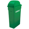 PTC-23B-23SG, 23gal Slender Trash Cans in Various Colors