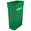 PTC-23B-23SG, 23gal Slender Trash Cans in Various Colors