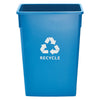 PTC-23B-23SG, 23gal Slender Trash Cans in Various Colors