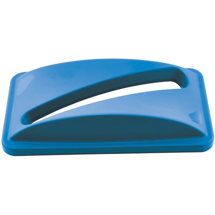 PTCP-23L, Paper Recycling Cover for Slim Trash Can, Blue
