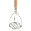 PTM-18R to 24S, Round/Square, Wood Hdl Chrome Potato Masher, EA