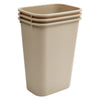 PWR-28BE to 41K, 28-41 Qt Rectangular LDPE Wastebaskets, EA
