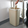 PWR-28BE to 41K, 28-41 Qt Rectangular LDPE Wastebaskets, EA