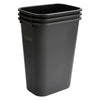 PWR-28BE to 41K, 28-41 Qt Rectangular LDPE Wastebaskets, EA