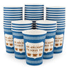 New York Greek Style Insulated Paper Hot Cold Cups