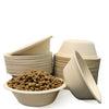 EcoQuality Compostable Dog Pet Bowls Durable Biodegradable 16oz