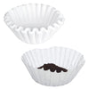 White Coffee Filters 8 / 12 Cup Size - Great for most Coffee Machines, Coffee Brewer Filters