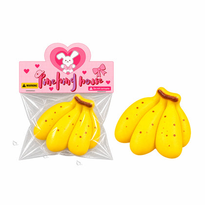 Banana Fruit Squishy Toy for Party Favors, Giveaways & Gift Bags