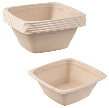 32oz Eco Friendly Disposable Square Bowls Compostable Container