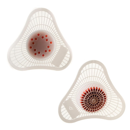 Heavy Duty Urinal Screen and Deodorizer with Non-para Block - Universal Fit - Urinal Scent Cakes with Cherry Fragrance - Great for Hotels, Restaurants, Schools, Offices and Janitorial Supplies