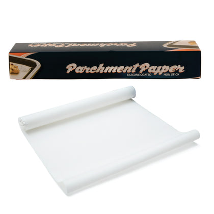 Premium Baking Parchment Paper, Non Stick Roll with Box Cutter