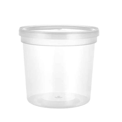 24oz Deli Container with Lid - Secure Disposable Food Storage