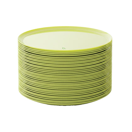 Ridged Assorted Jewel Round Tray | Elegant Serving Tray for Parties and Events