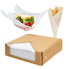 Dry Waxed Deli Paper Sheets Grease Resistant Wrapping 12x15 Inches