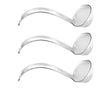 Plastic Clear Soup Ladle - Punch Ladle - Great for Soups, Fruit Punch, Ice Tea, Salad Dressings - Heavy Duty Premium - 5 Ounce Serving Ladle