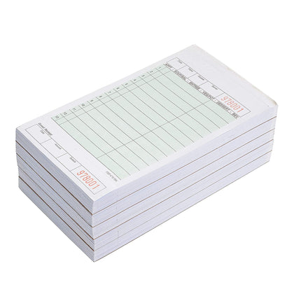 Green Guest Check Pads 2 Part Carbonless - 50 Pages per Server Pad - Notepad for Waiter, Waitress and Restaurants Server Book (4.2 x 7.2 inches)