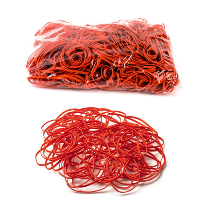 #12 Red Rubber Bands 2500pc Per Box (1-3/4