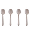 Disposable Plastic Heavy Weight Spoons Unwrapped