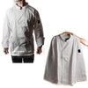 Unisex Chef Jacket Long Sleeves, Chef Coat - Restaurant Kitchen Chef Uniform Button Design