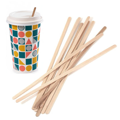 Wooden Coffee Stirrer Sticks (5.5 inch, 7.5 inch)