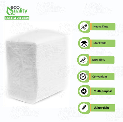 [400] Low Fold Dispenser Napkins 1-Ply Dispenser Napkin Refill