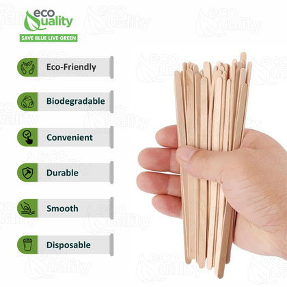 Wooden Coffee Stirrer Sticks (5.5 inch, 7.5 inch)