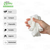 Moist Wet Wipe Towelette Individually Wrapped 4.5 x 6.25 inch, Lemon Scent, Single Use, Alcohol Free