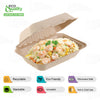 Compostable Clamshell Take Out Food Container 6x9x3